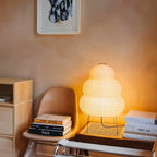 Table Lamp | Paper Shade Sculptural Table Light | Ridorn-Table lamp-Ridorn