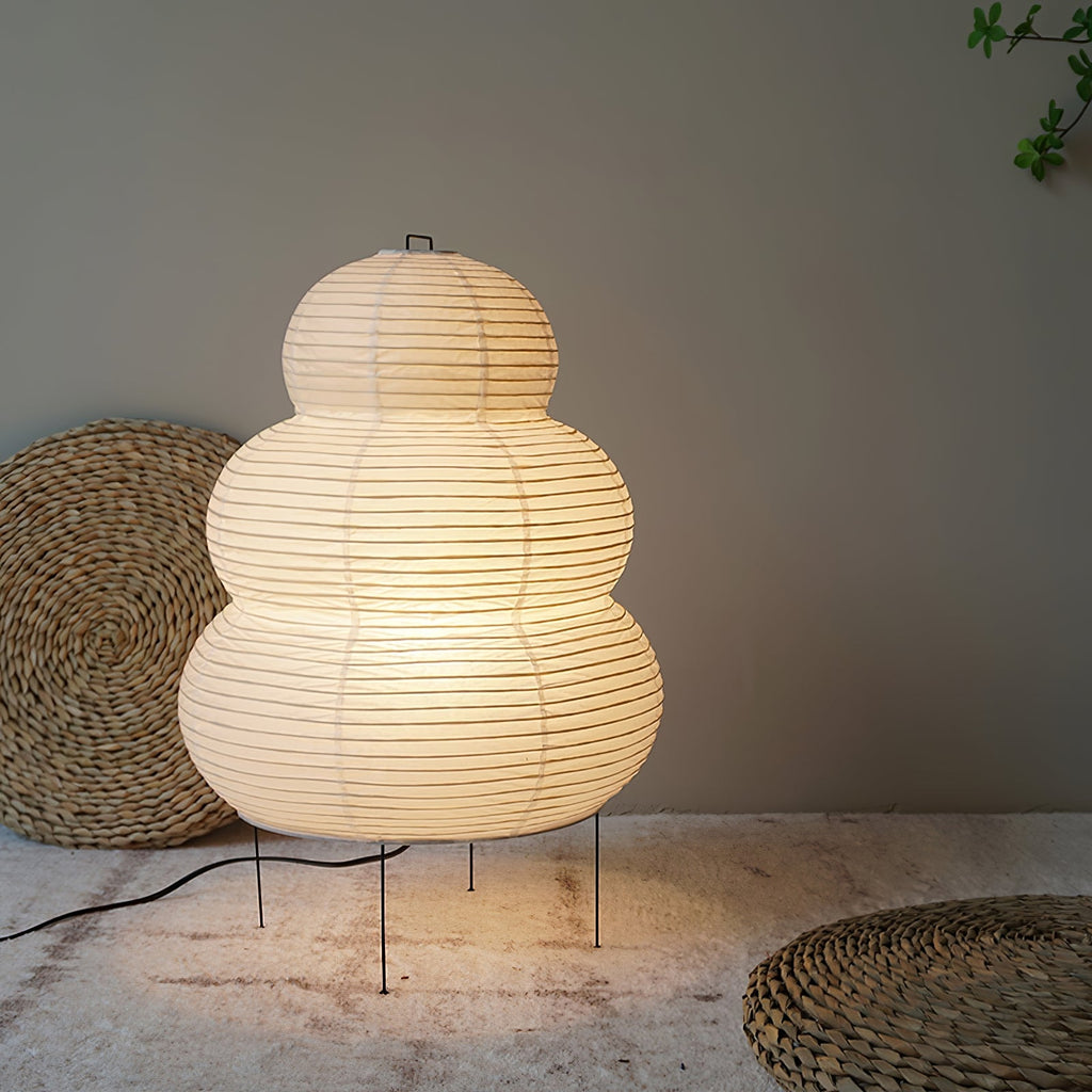 Table Lamp | Paper Shade Sculptural Table Light | Ridorn-Table lamp-Ridorn