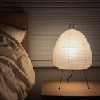 Table Lamp | Paper Shade Sculptural Table Light | Ridorn-Table lamp-Ridorn