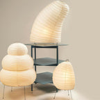 Table Lamp | Paper Shade Sculptural Table Light | Ridorn-Table lamp-Ridorn