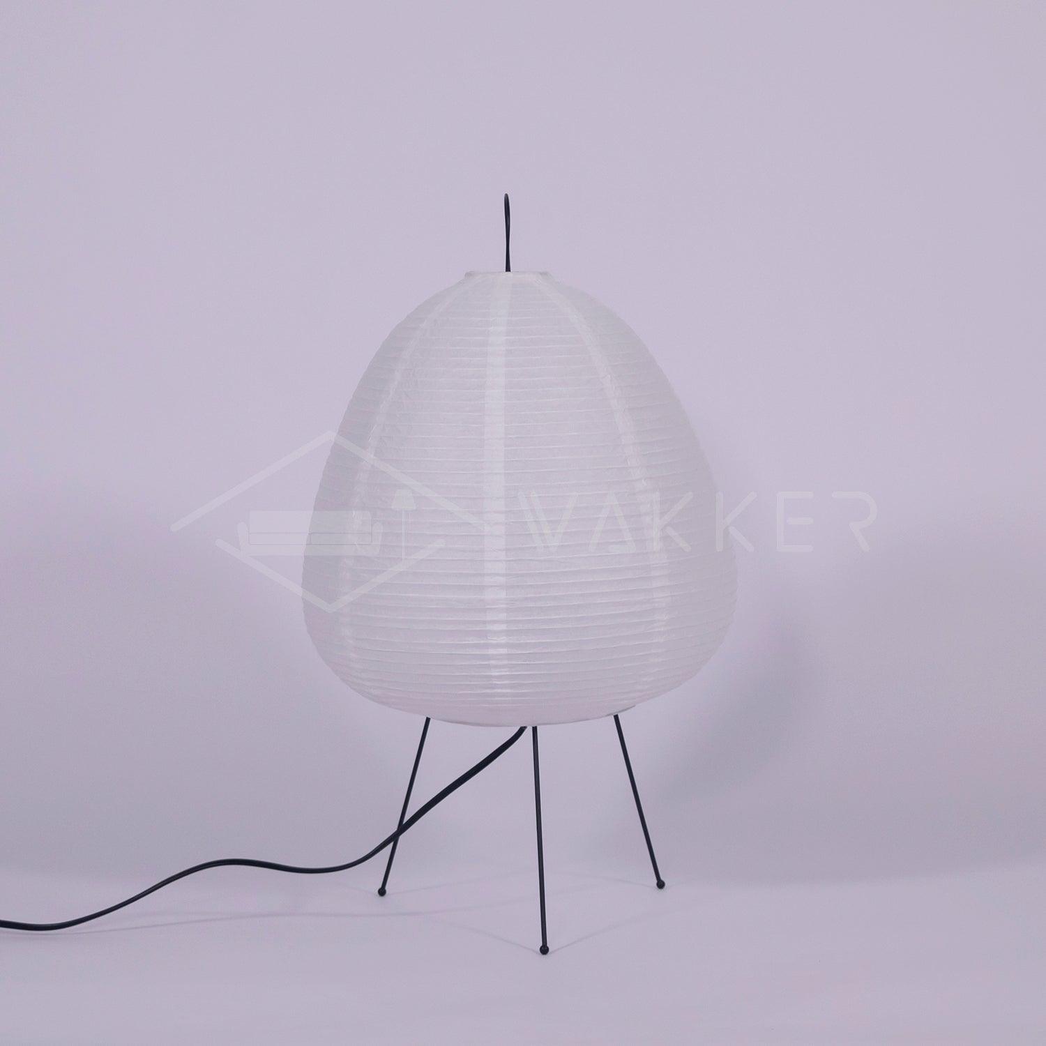 Table Lamp | Paper Shade Sculptural Table Light | Ridorn-Table lamp-Ridorn