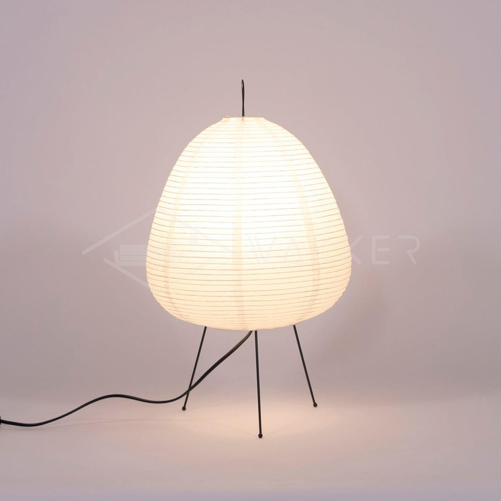Table Lamp | Paper Shade Sculptural Table Light | Ridorn-Table lamp-Ridorn