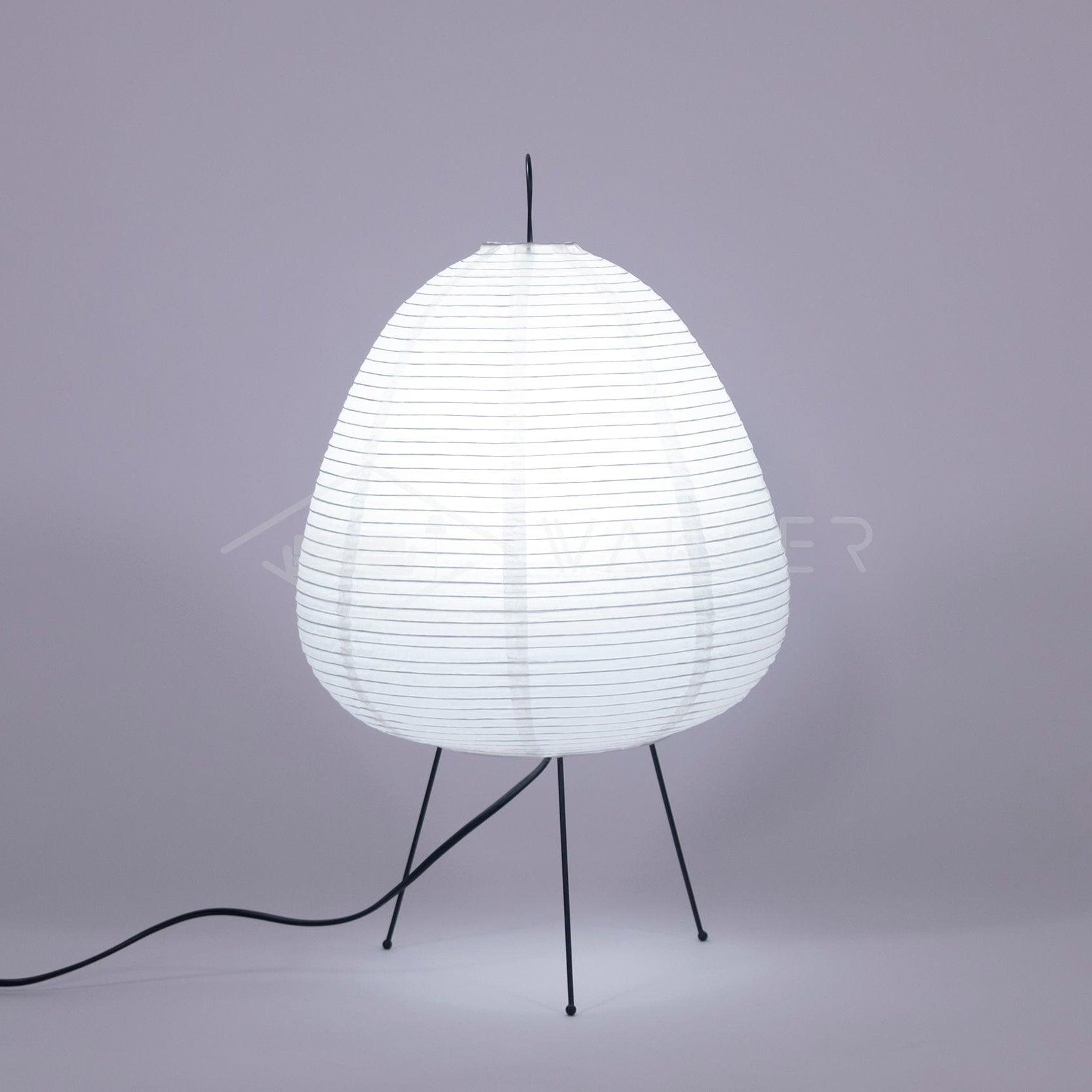 Table Lamp | Paper Shade Sculptural Table Light | Ridorn-Table lamp-Ridorn