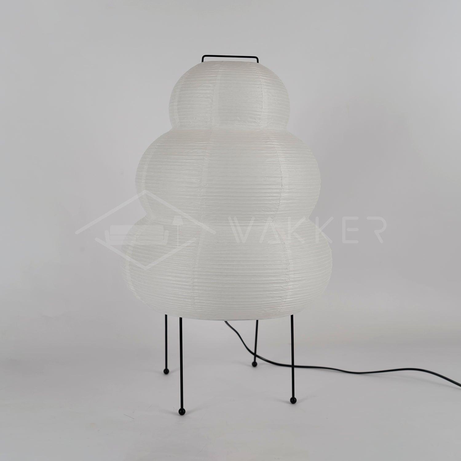 Table Lamp | Paper Shade Sculptural Table Light | Ridorn-Table lamp-Ridorn
