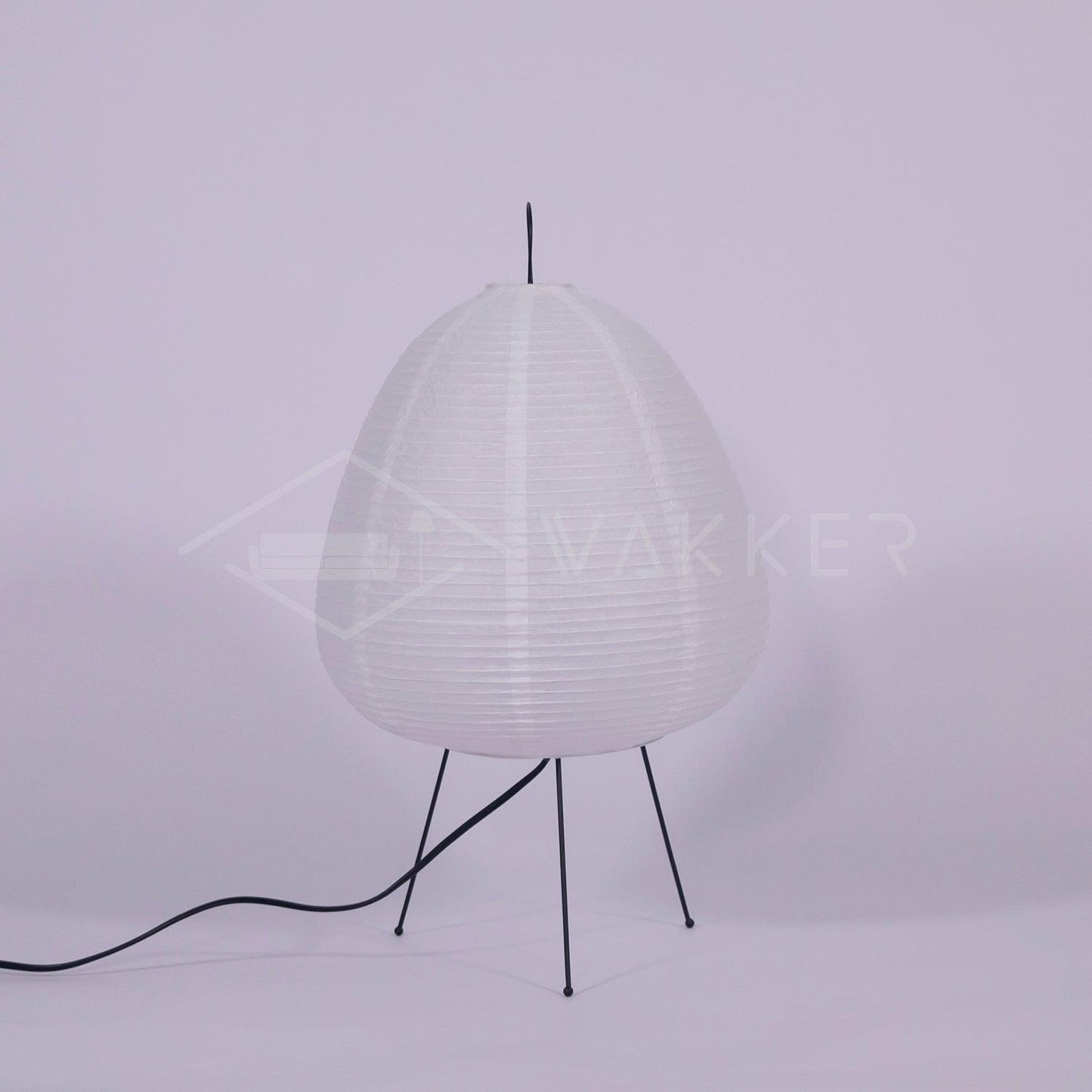 Table Lamp | Paper Shade Sculptural Table Light | Ridorn
