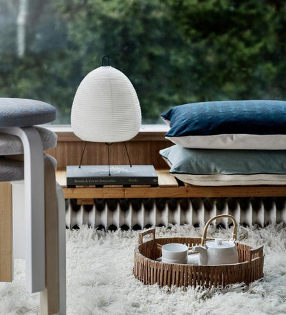 Table Lamp | Paper Shade Sculptural Table Light | Ridorn