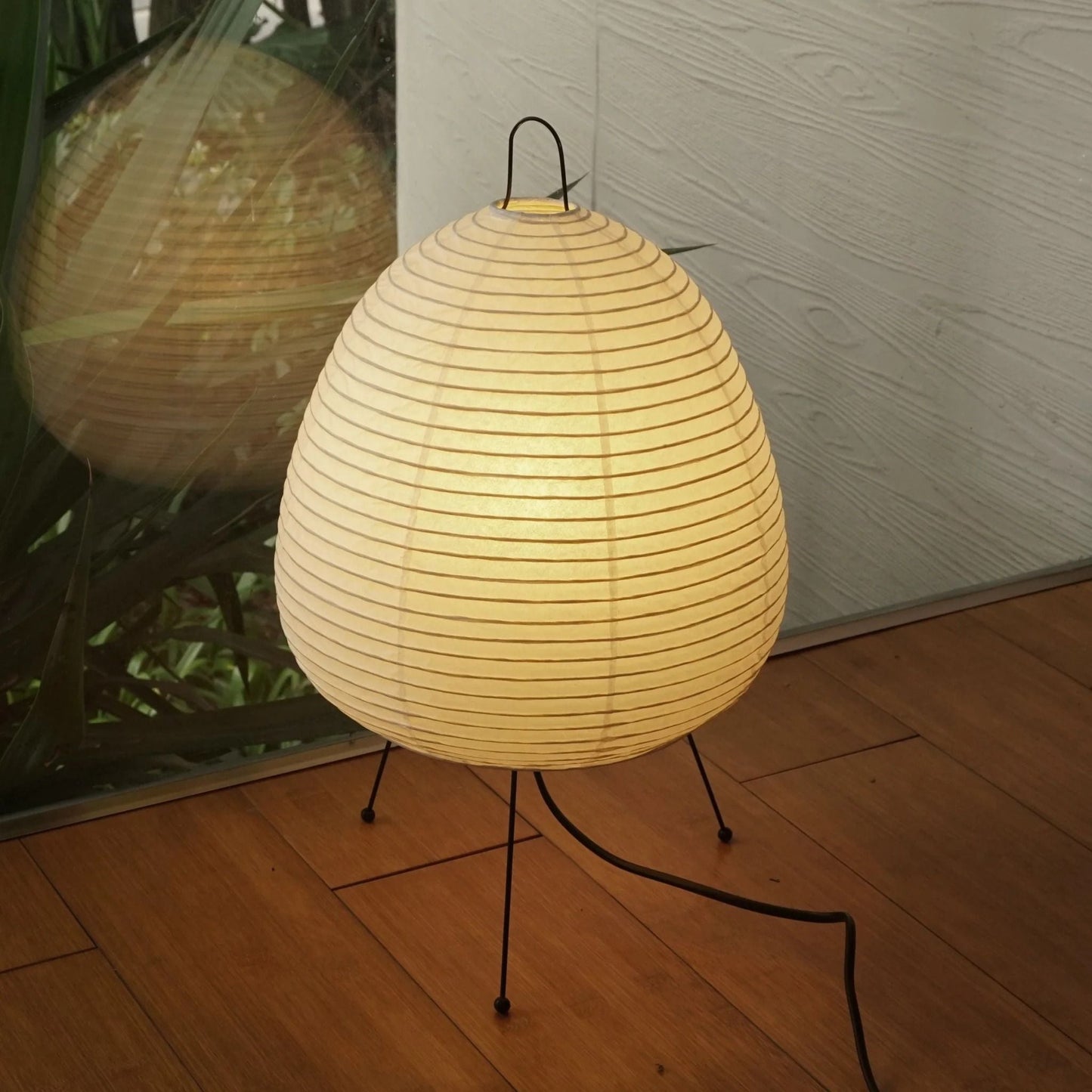 Table Lamp | Paper Shade Sculptural Table Light | Ridorn