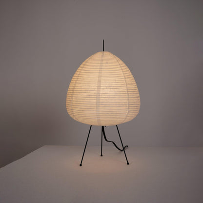 Table Lamp | Paper Shade Sculptural Table Light | Ridorn