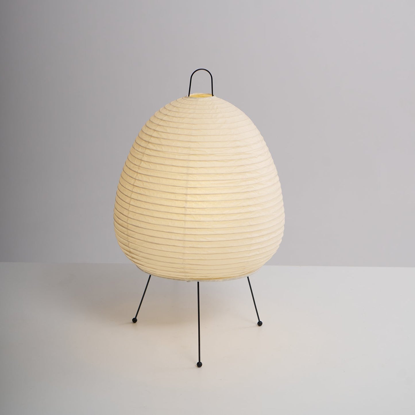 Table Lamp | Paper Shade Sculptural Table Light | Ridorn