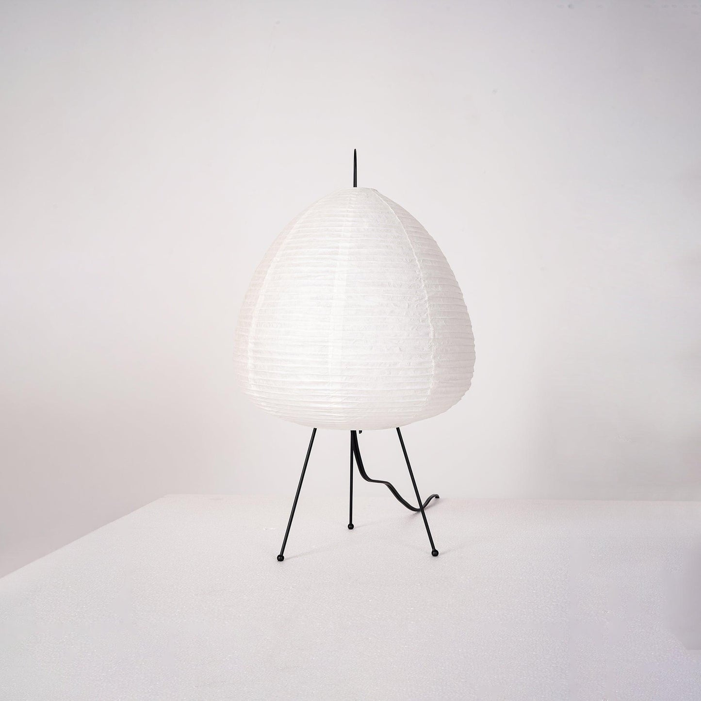 Table Lamp | Paper Shade Sculptural Table Light | Ridorn