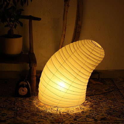 Table Lamp | Paper Shade Sculptural Table Light | Ridorn