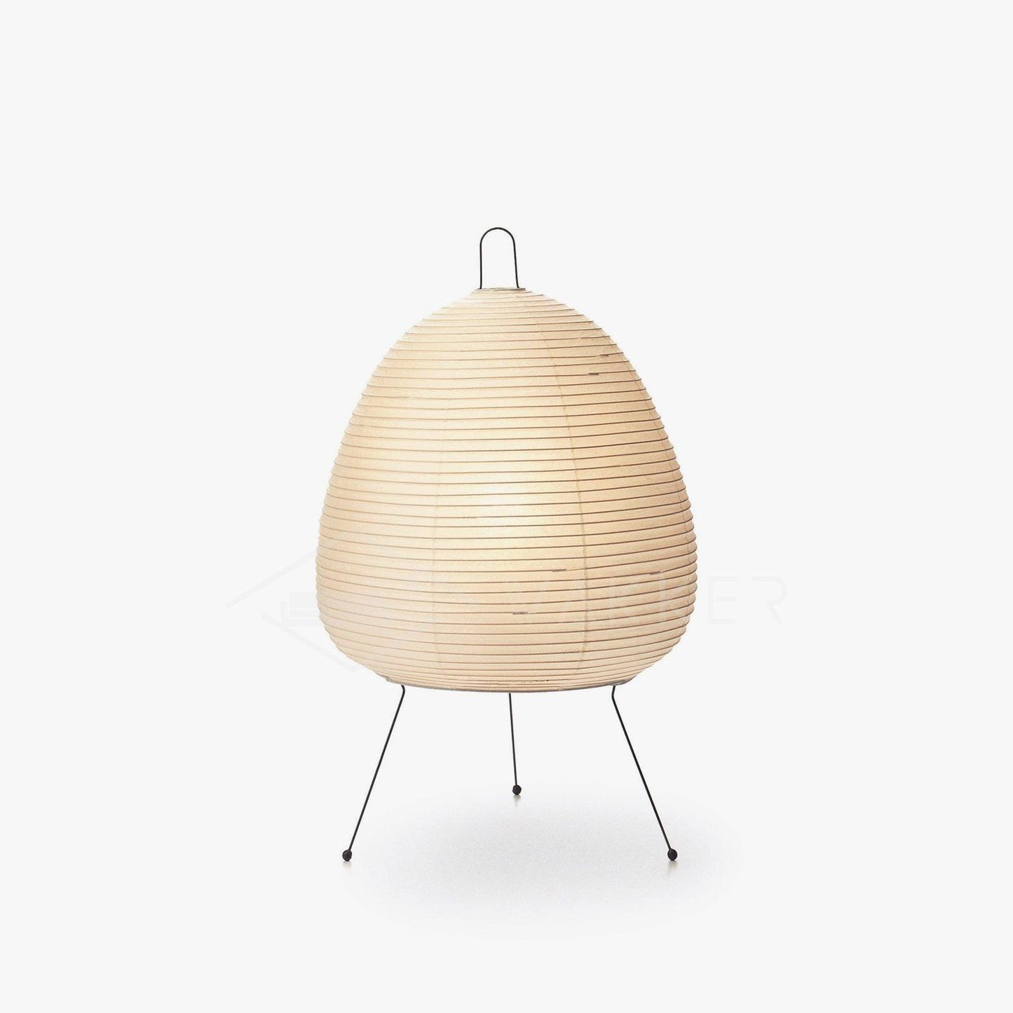 Table Lamp | Paper Shade Sculptural Table Light | Ridorn