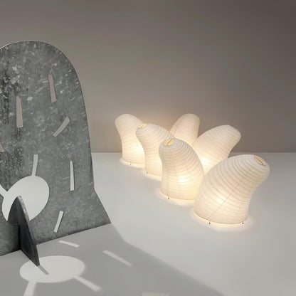 Table Lamp | Paper Shade Sculptural Table Light | Ridorn
