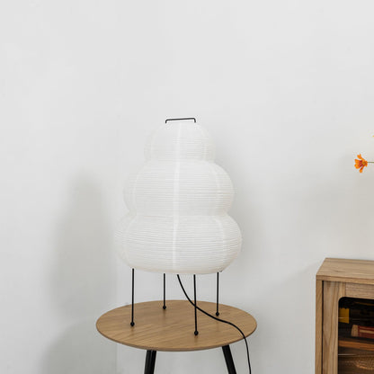 Table Lamp | Paper Shade Sculptural Table Light | Ridorn