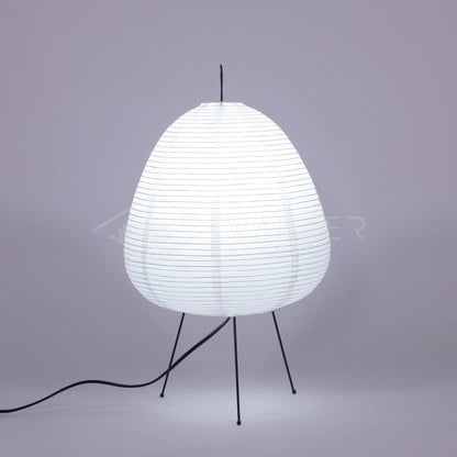 Table Lamp | Paper Shade Sculptural Table Light | Ridorn