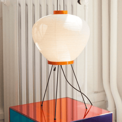 Table Lamp | Paper Shade Sculptural Table Light | Ridorn