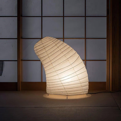 Table Lamp | Paper Shade Sculptural Table Light | Ridorn