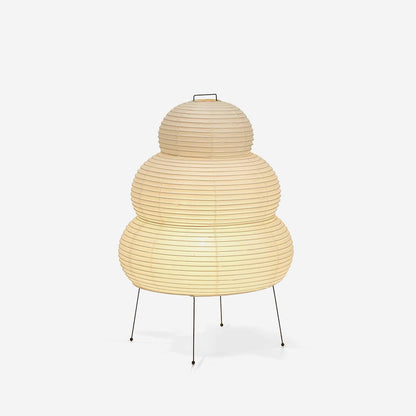 Table Lamp | Paper Shade Sculptural Table Light | Ridorn