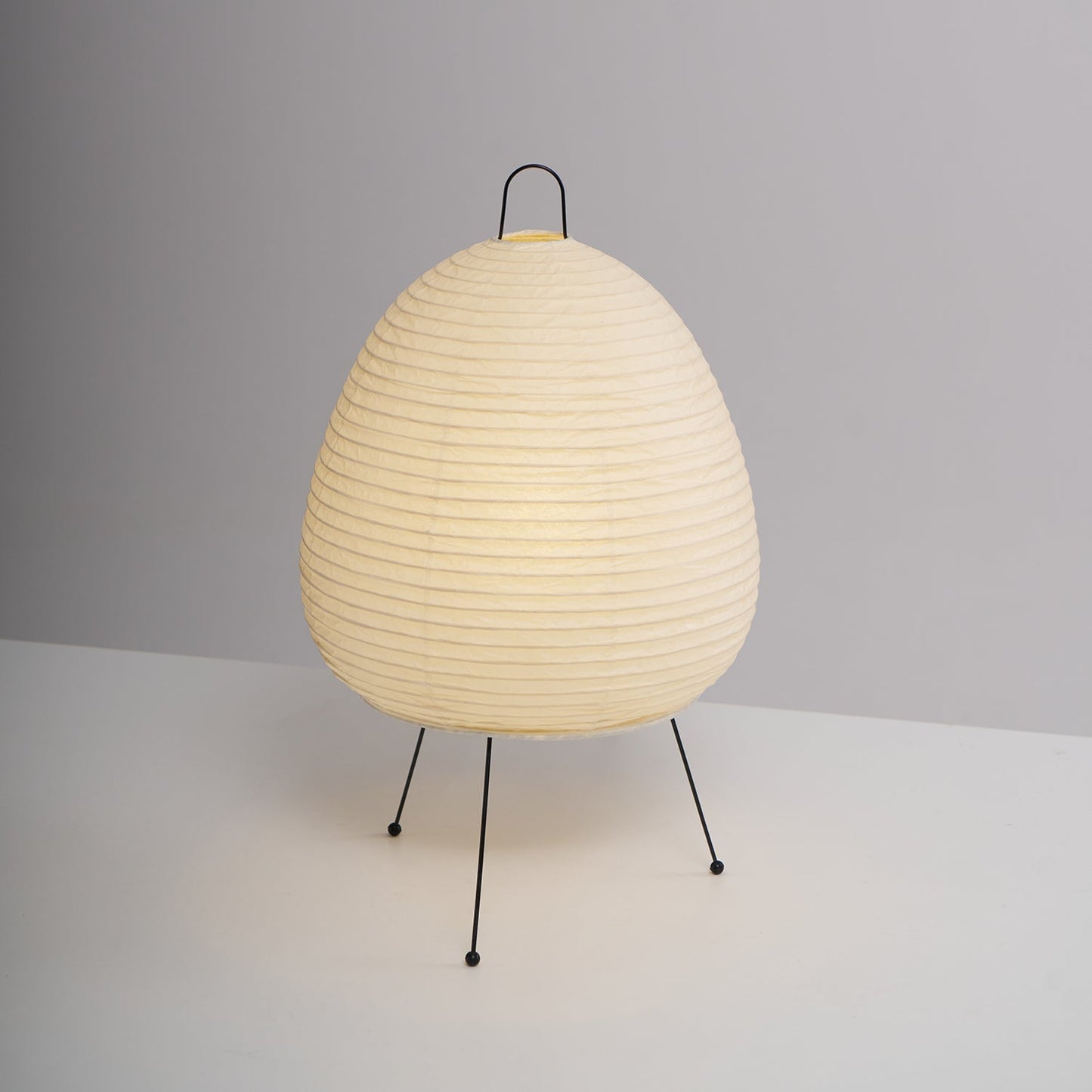 Table Lamp | Paper Shade Sculptural Table Light | Ridorn
