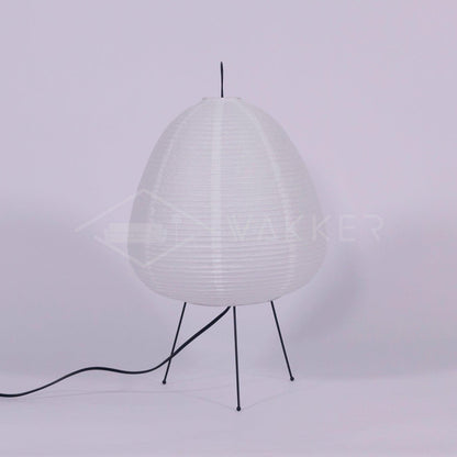 Table Lamp | Paper Shade Sculptural Table Light | Ridorn