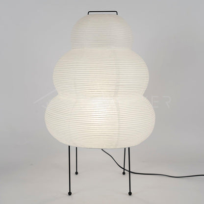 Table Lamp | Paper Shade Sculptural Table Light | Ridorn