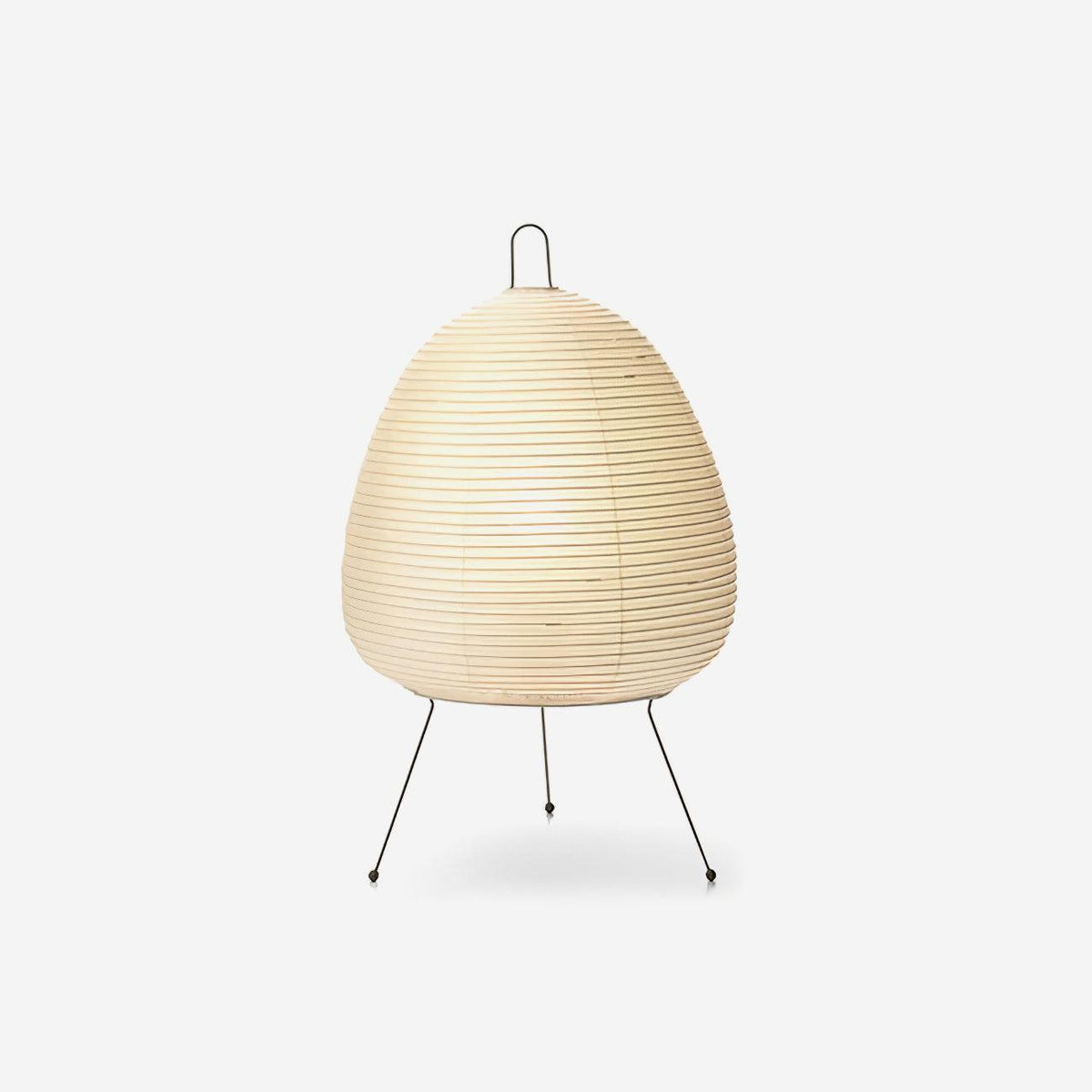 Table Lamp | Paper Shade Sculptural Table Light | Ridorn