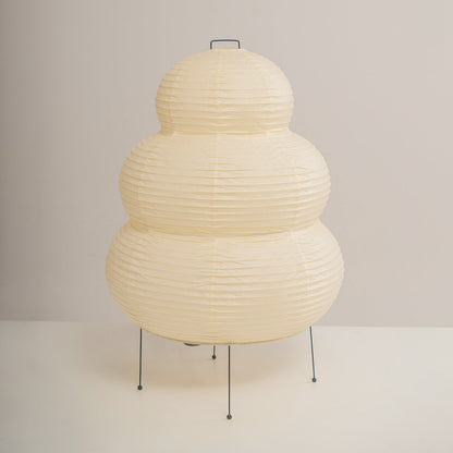 Table Lamp | Paper Shade Sculptural Table Light | Ridorn
