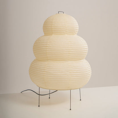 Table Lamp | Paper Shade Sculptural Table Light | Ridorn
