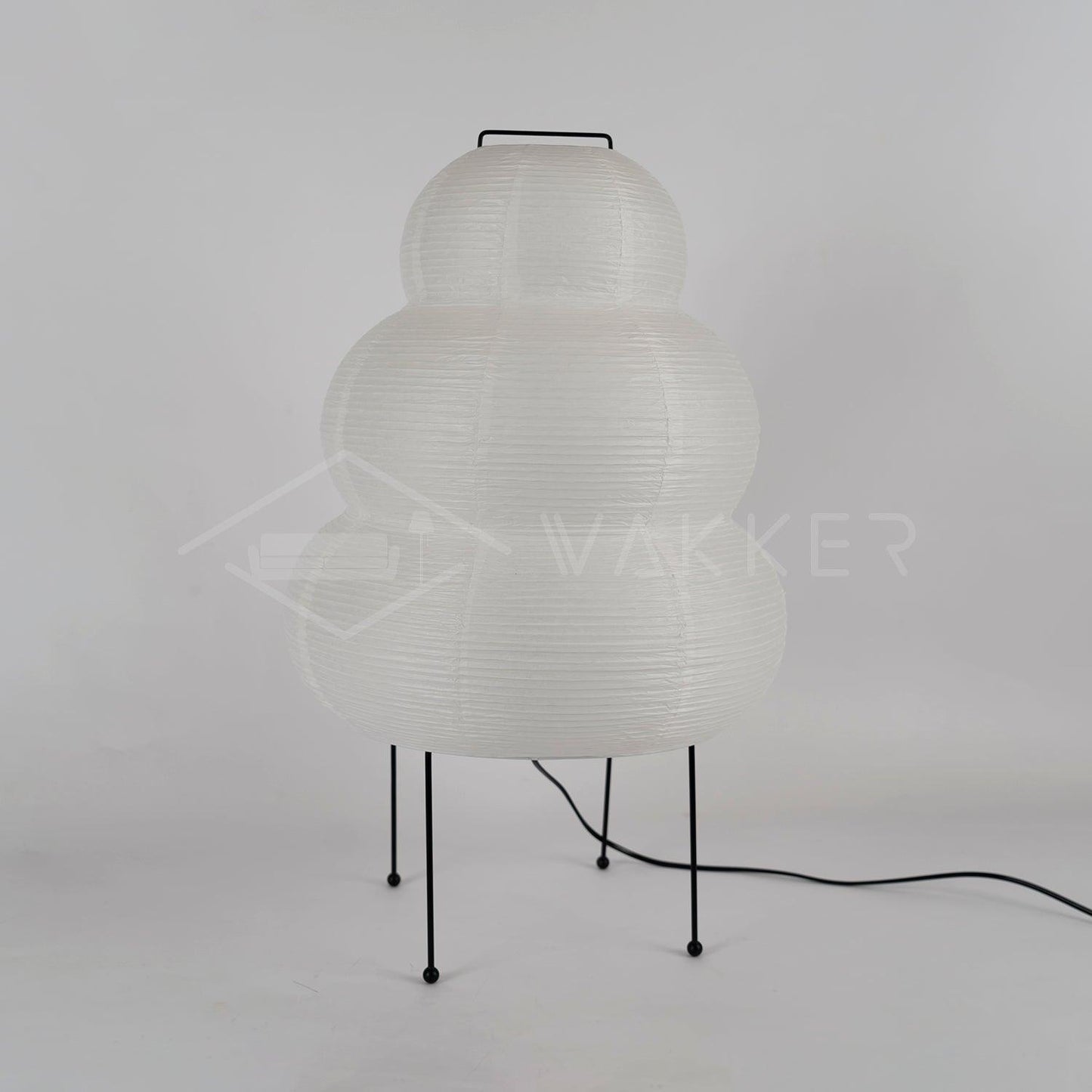 Table Lamp | Paper Shade Sculptural Table Light | Ridorn