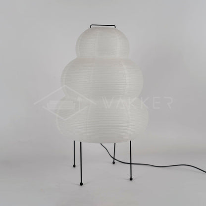 Table Lamp | Paper Shade Sculptural Table Light | Ridorn