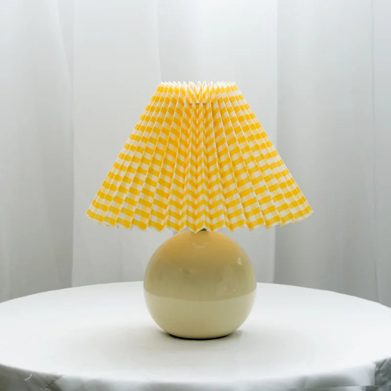 Table Lamp | Pleated Shade | Ridorn