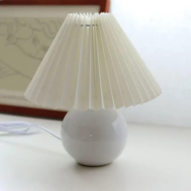 Table Lamp | Pleated Shade | Ridorn