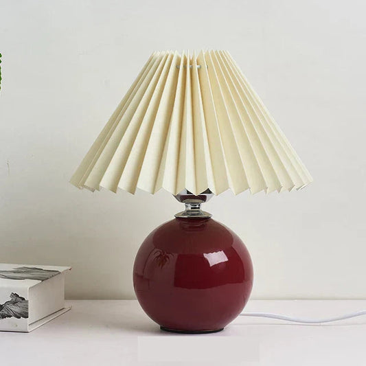 Table Lamp | Pleated Shade | Ridorn