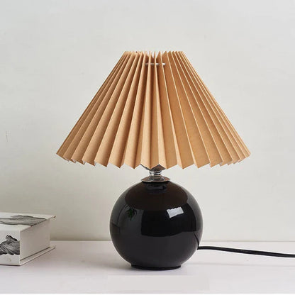 Table Lamp | Pleated Shade | Ridorn