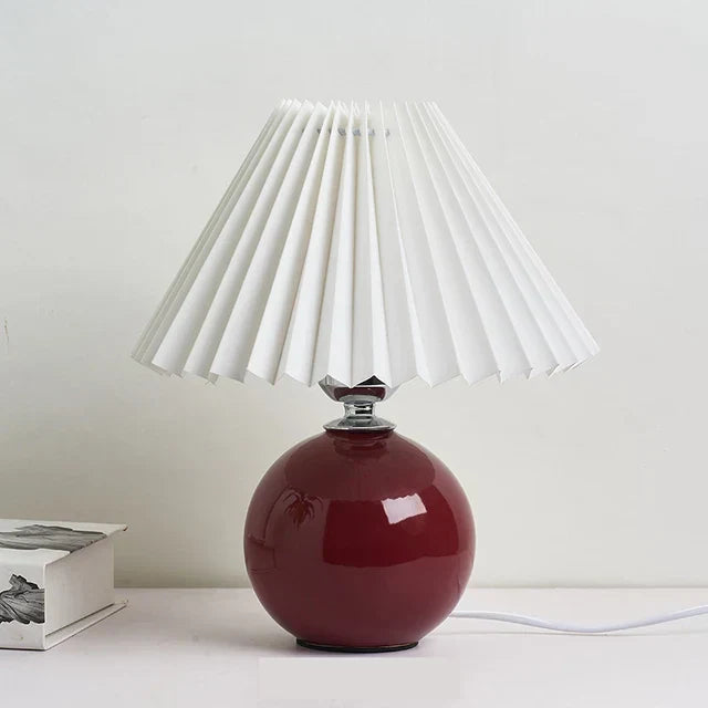 Table Lamp | Pleated Shade | Ridorn