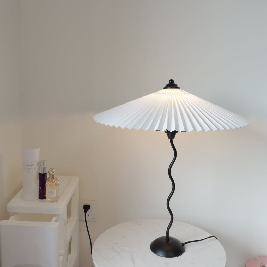 Table Lamp | Pleated Shade | Ridorn-Table lamp-Ridorn