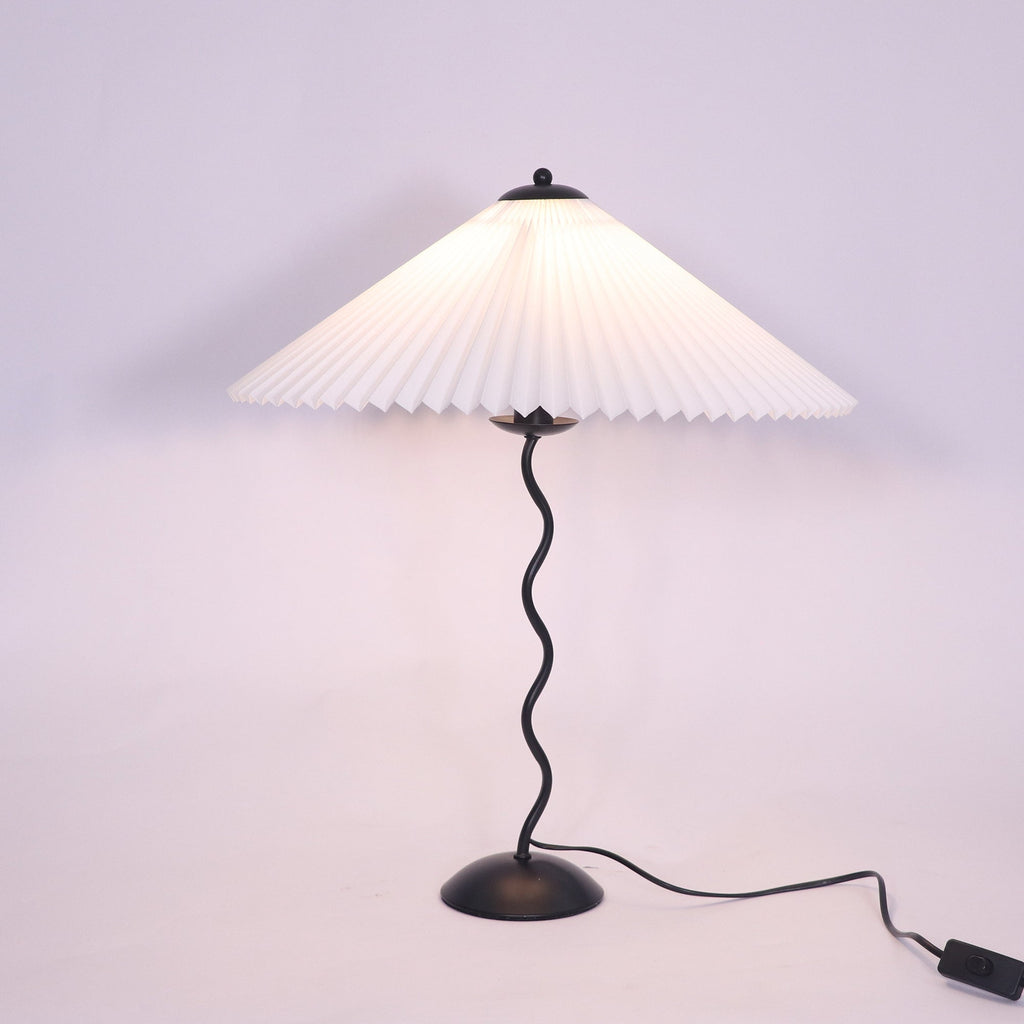 Table Lamp | Pleated Shade | Ridorn-Table lamp-Ridorn