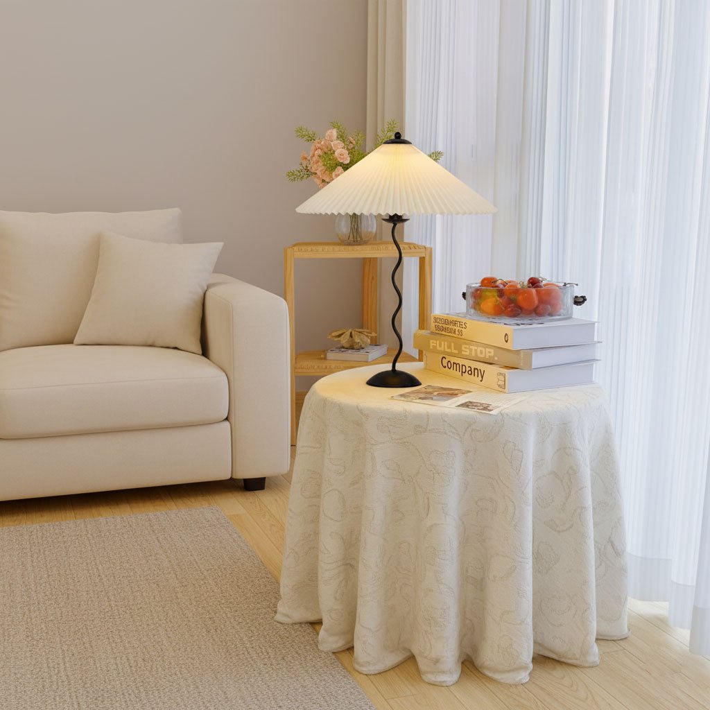 Table Lamp | Pleated Shade | Ridorn