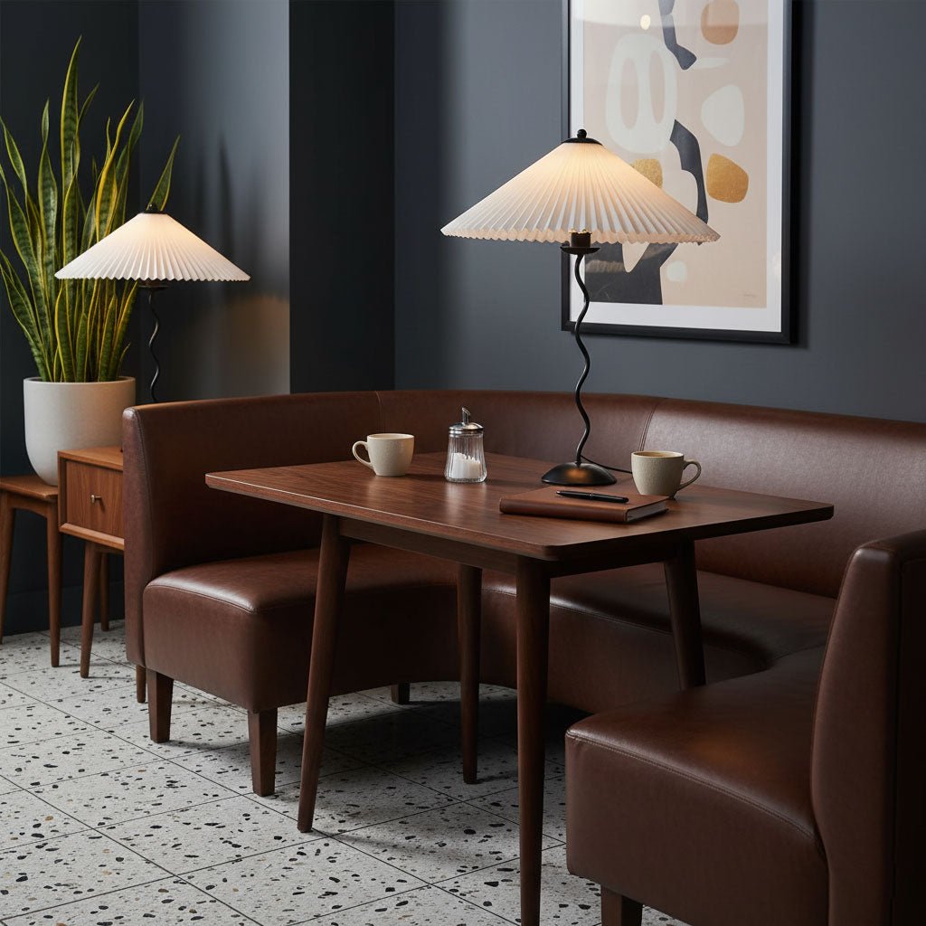 Table Lamp | Pleated Shade | Ridorn