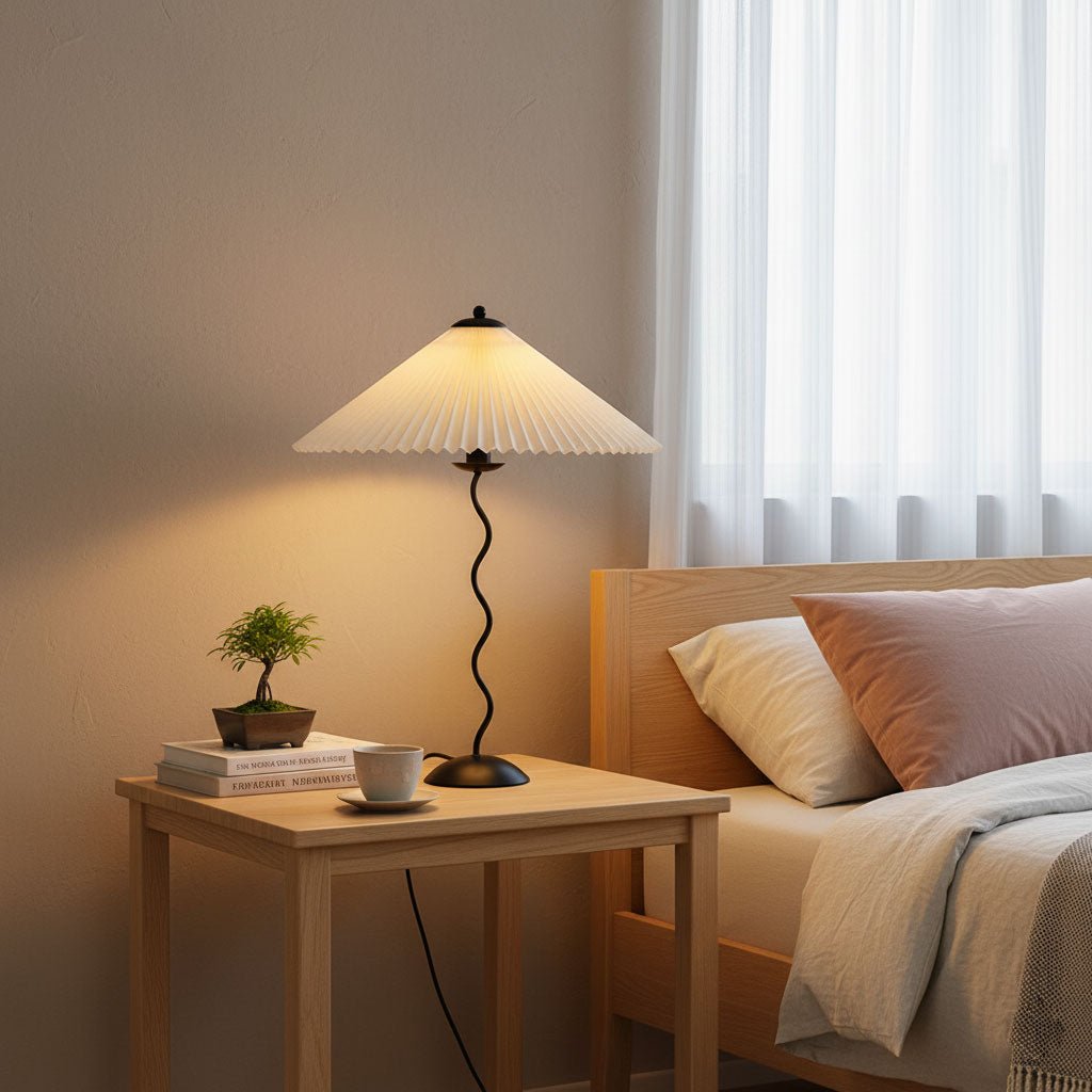Table Lamp | Pleated Shade | Ridorn