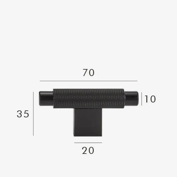 Tateisse Knurled Cabinet Knobs-handles and knobs-Ridorn