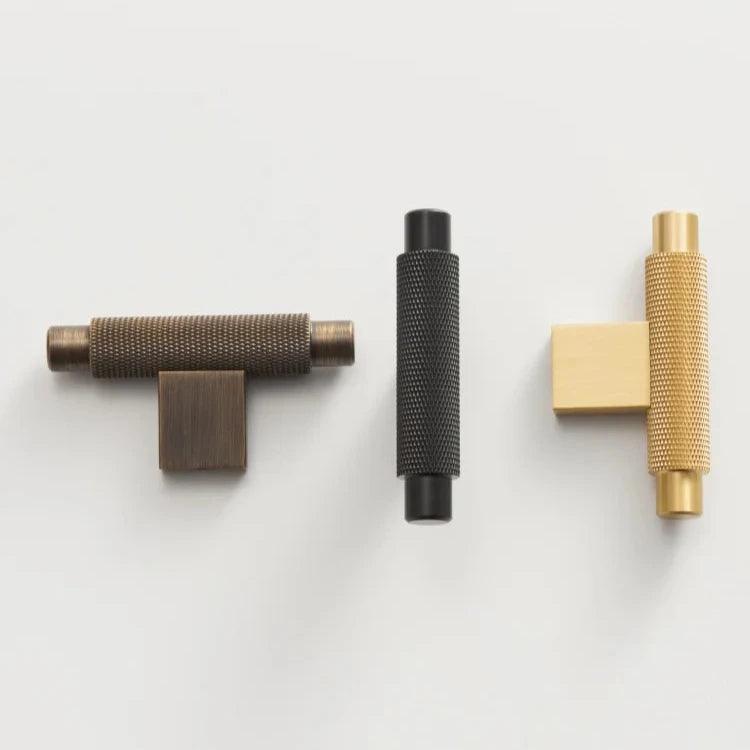Tateisse Knurled Cabinet Knobs-handles and knobs-Ridorn