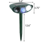 Ultrasonic Deer Repeller 4-Pack, Solar Powered Outdoor Animal Deterrent for Garden-Ridorn