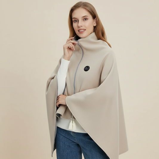 USB Electric Blanket with 3 Heat Settings and Shoulder Wrap front view