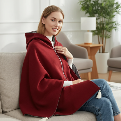 USB Electric Blanket with 3 Heat Settings & Shoulder Wrap | Ridorn