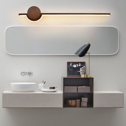 Vanity Wall Lamp | Nordic Linear Indoor Light for Bedroom or Bathroom | Ridorn