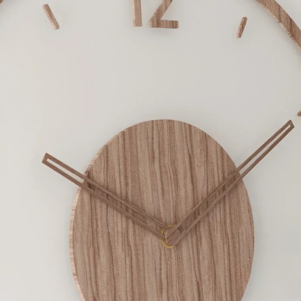 Vellaro Clock | Elegant Silent Quartz Wall Clock for | Ridorn