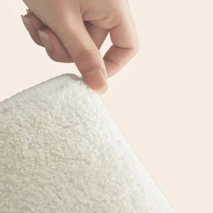 Velmora | Plush Round Japanese-Inspired Washable Area Rug | Ridorn