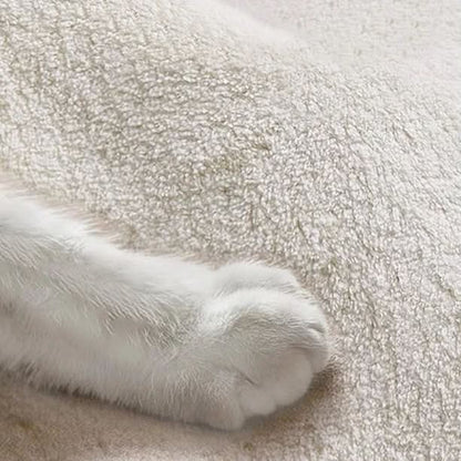 Velmora | Plush Round Japanese-Inspired Washable Area Rug | Ridorn