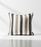 Upholstery fabric vertical striped soft textured studio view